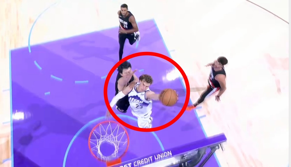 LYj, 但杨瀚森在, 一度在防守